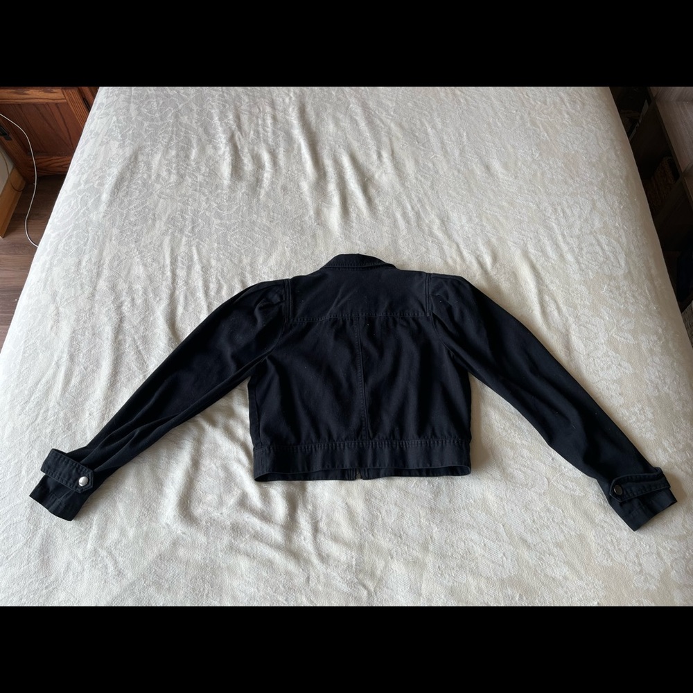 Black Cropped Jacket From Danielle Bernstein’s Ma… - image 2